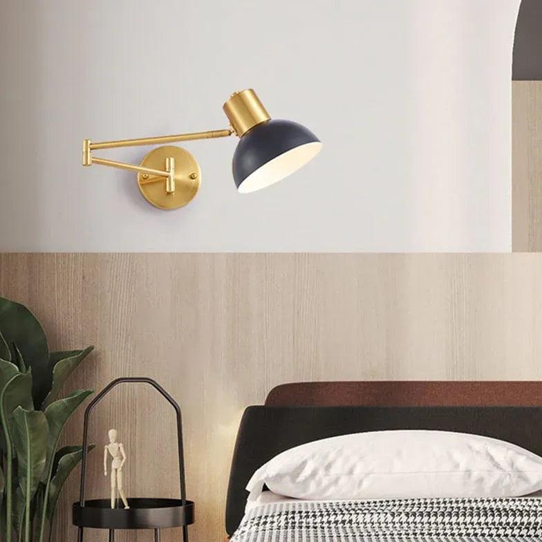 Adjustable Metal Modern Bedroom Wall Lights - Clowas