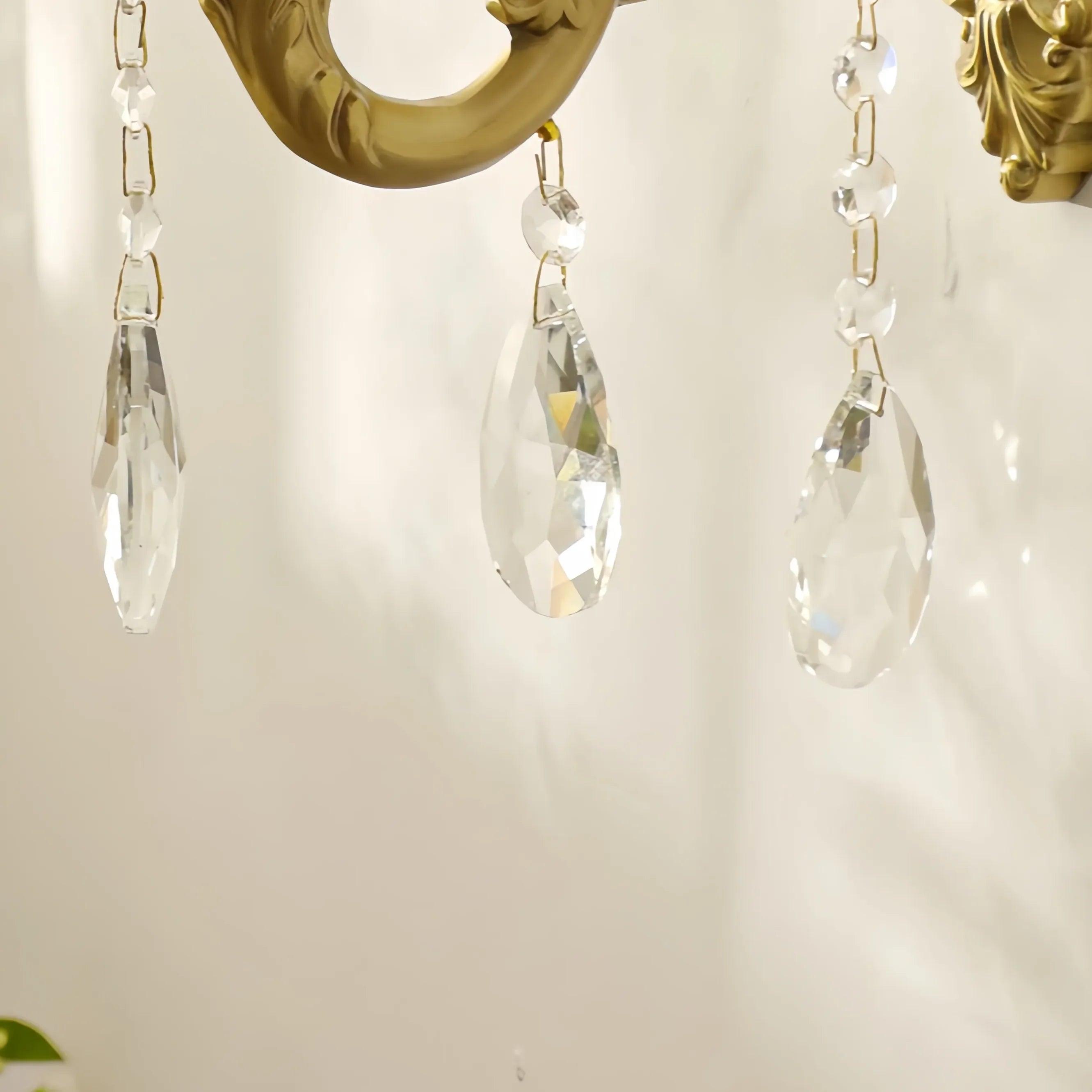 french vintage wall lights crystal - Clowas