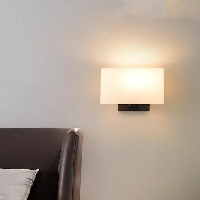 frosted glass wall lights LED - Clowas
