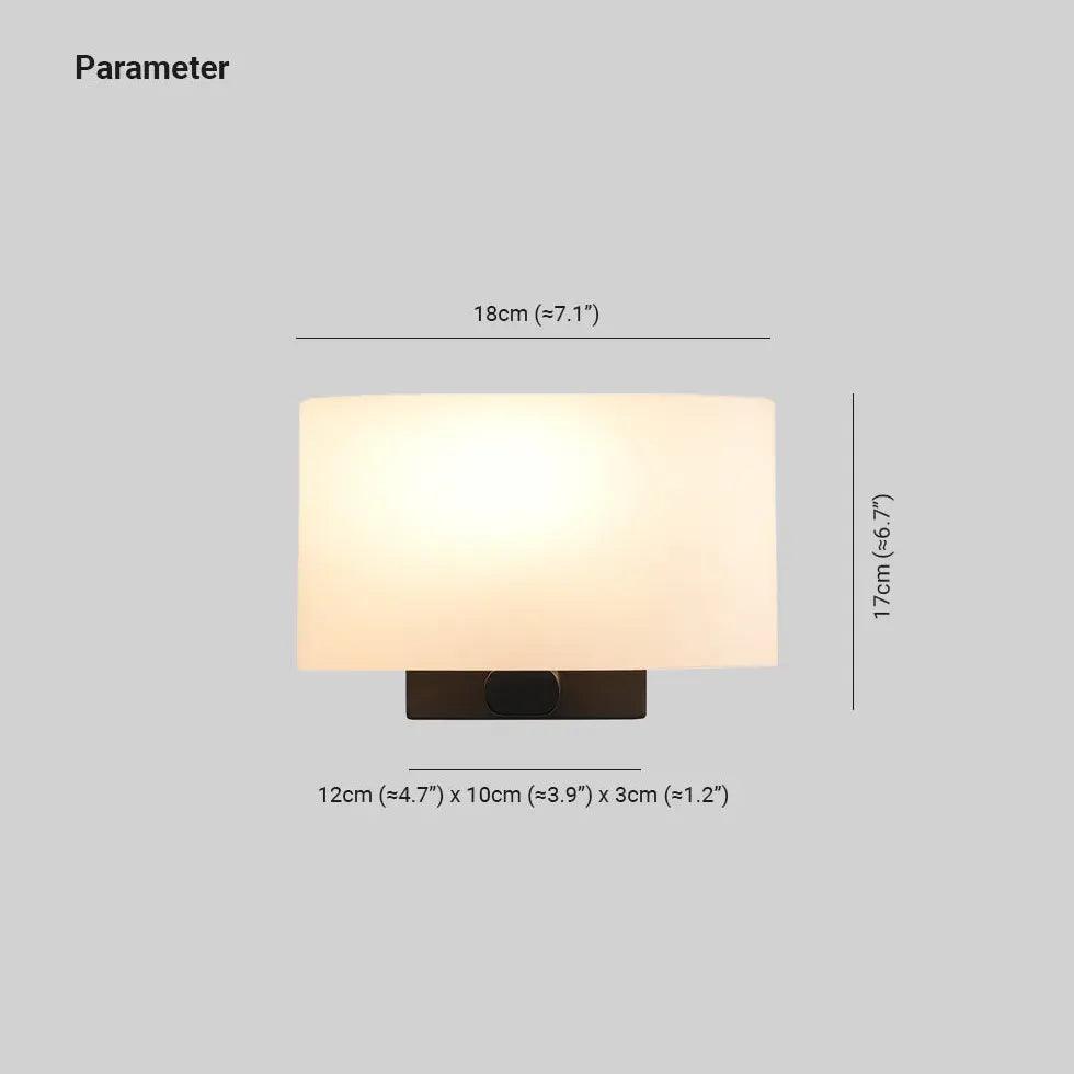 frosted glass wall lights LED - Clowas