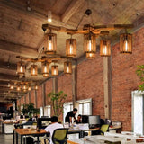 Gear Cage Vintage Wooden Chandelier - Clowas