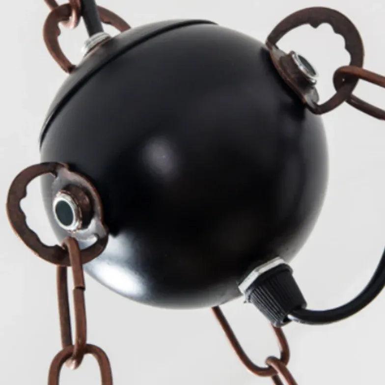 Gear Cage Vintage Wooden Chandelier - Clowas