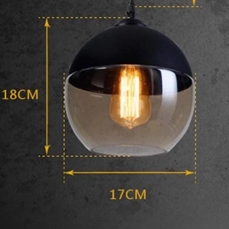 Geometric Clear Glass Modern Pendant Light - Clowas