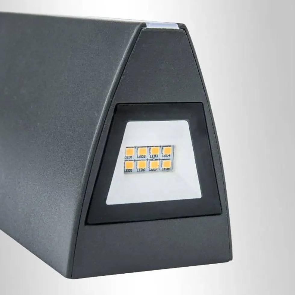 Geometric Integrated LED Outdoor Wall Light - Clowas