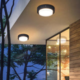 Geometric Led Porch Flush Outdoor Lights - Clowas