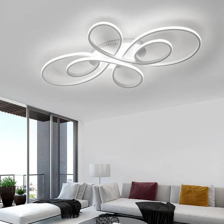 Geometric Living Room LED Flush Ceiling Lights - Clowas