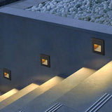 Geometric Recessed LED Step Outdoor Lights - Clowas