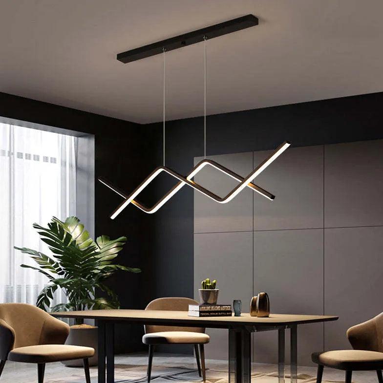 Geometric Strips Kitchen Pendant Light - Clowas