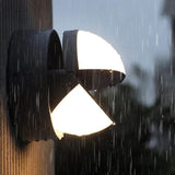 Geometry Rotatable Black Led Outdoor Wall Lights - Clowas