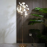 Ginkgo Tree Design Metal Floor Lamp - Clowas