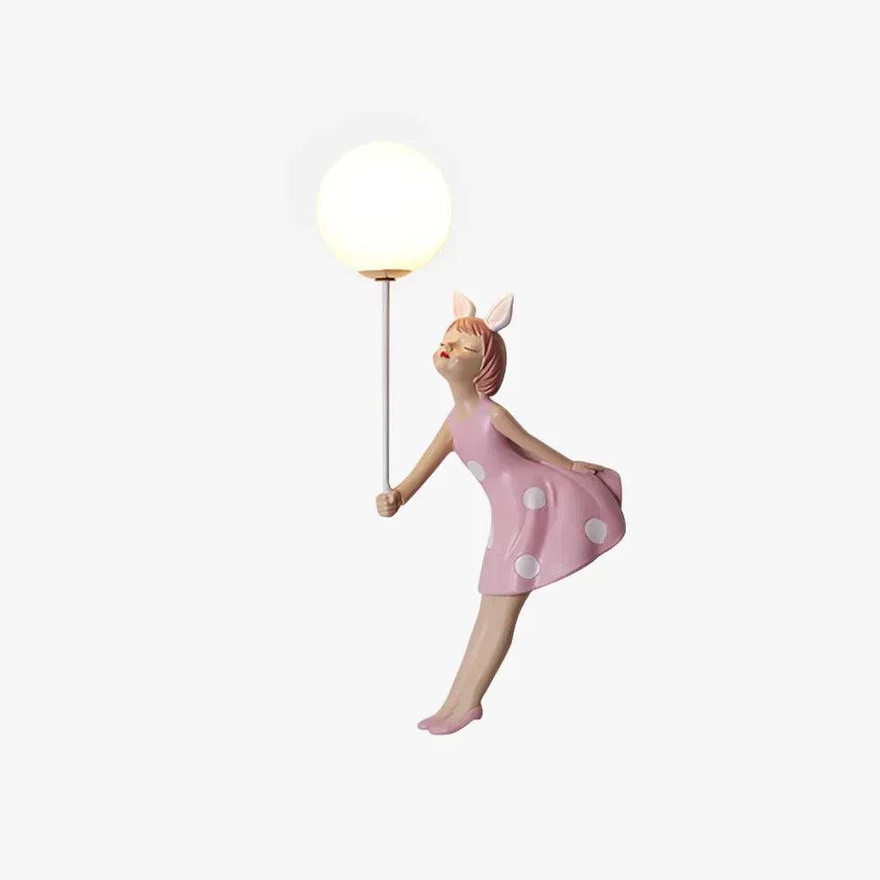 Girl Shaped Children's Bedroom Wall Lights - Clowas