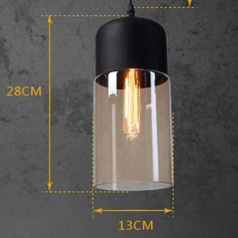 Geometric Clear Glass Modern Pendant Light - Clowas