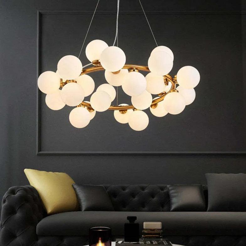Glass Bubble LED Modern Chandelier - Clowas