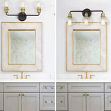Glass Lampshade Vintage Bathroom Wall Lights - Clowas