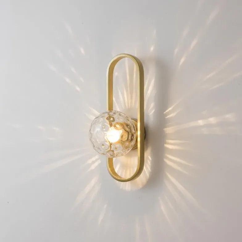 Globe Frosted Lampshade Modern Wall Lights - Clowas