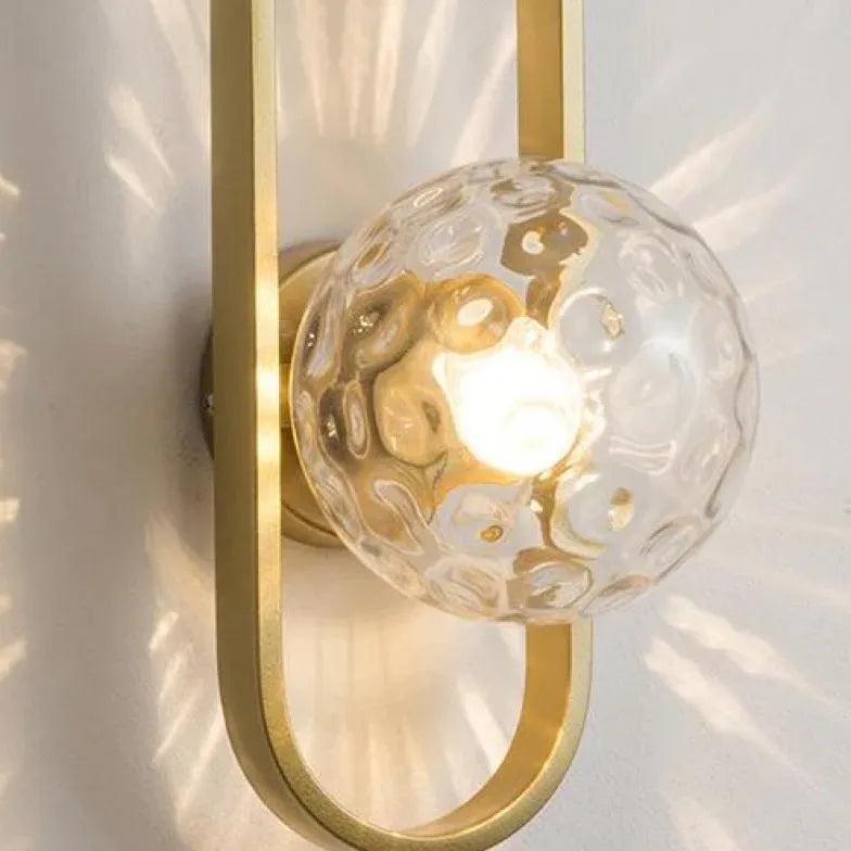 Globe Frosted Lampshade Modern Wall Lights - Clowas