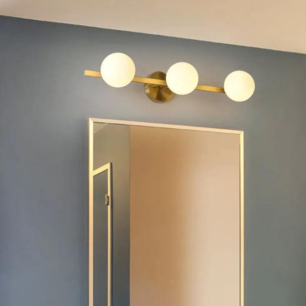 Contemporary Gold Wall Lights for Bathroom Vanity