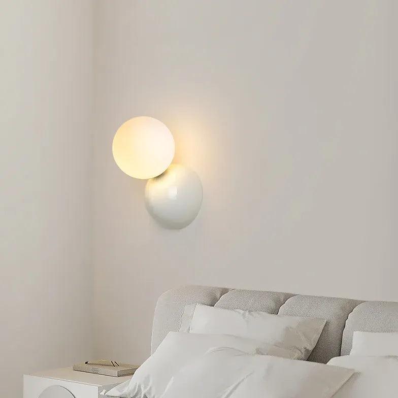 Globe Led Flush Bedroom Wall Lights - Clowas