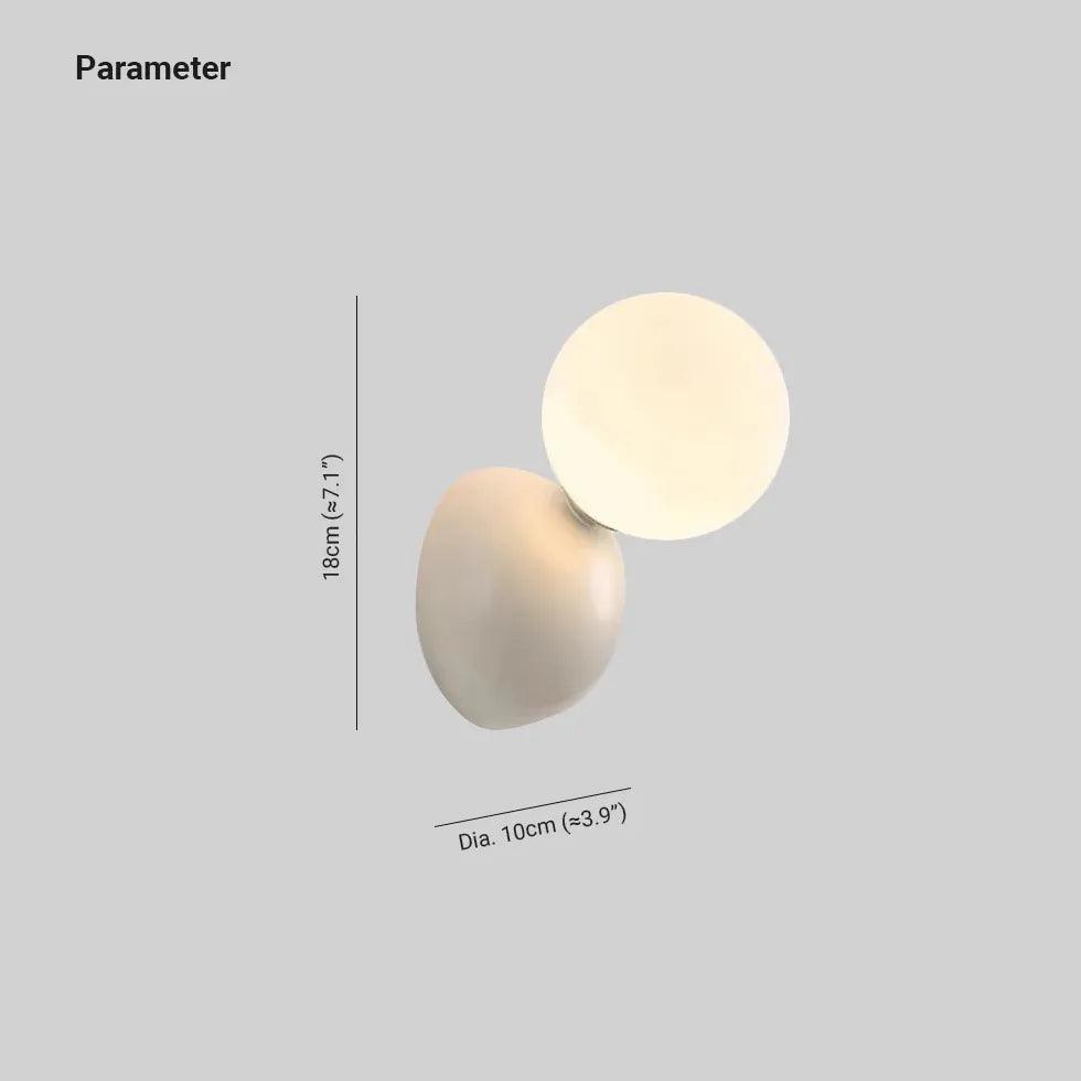 Globe Led Flush Bedroom Wall Lights - Clowas