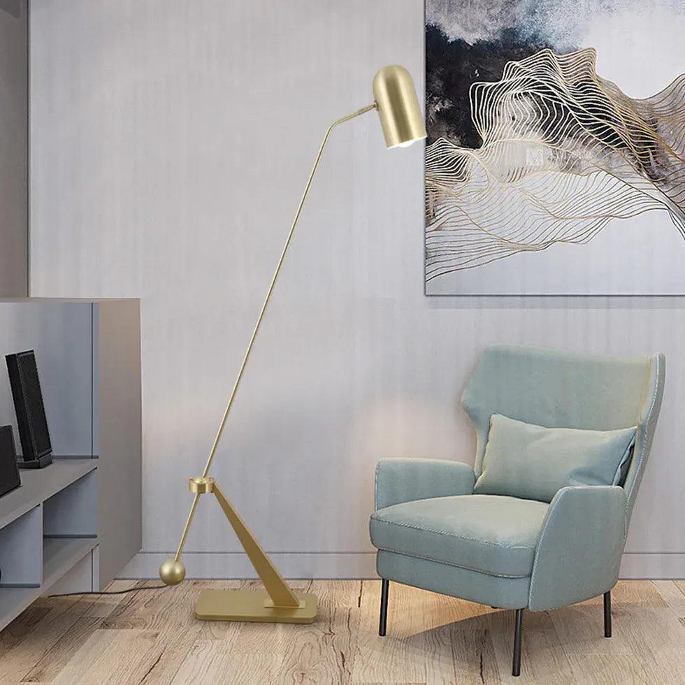 Adjustable Gold Modern Floor Lamp for Living Room