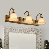 Cream Bellflower Vintage Sconce Light for Bathroom