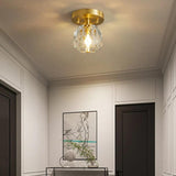 Gold LED Recessed Hallway Ceiling Light - Clowas