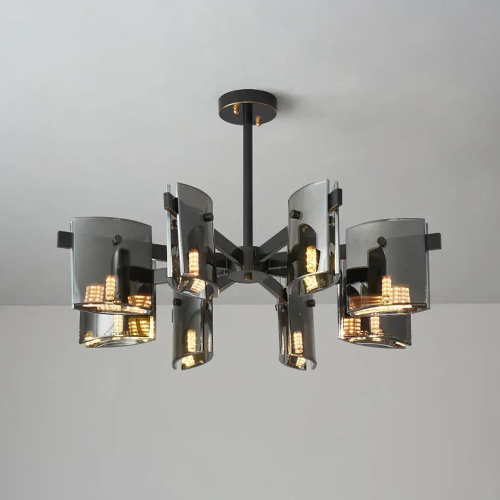 Gold Multi-Arm Bedroom Modern Chandelier - Clowas