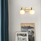 Nordic Copper and Glass Wall Light