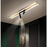 Linear LED Track Gold Ceiling Light - Clowas