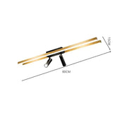 Linear LED Track Gold Ceiling Light - Clowas