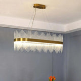 Golden Frame Modern Glass Pendant Light - Clowas