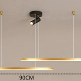 Linear Gold Minimalist Kitchen Pendant Light - Clowas