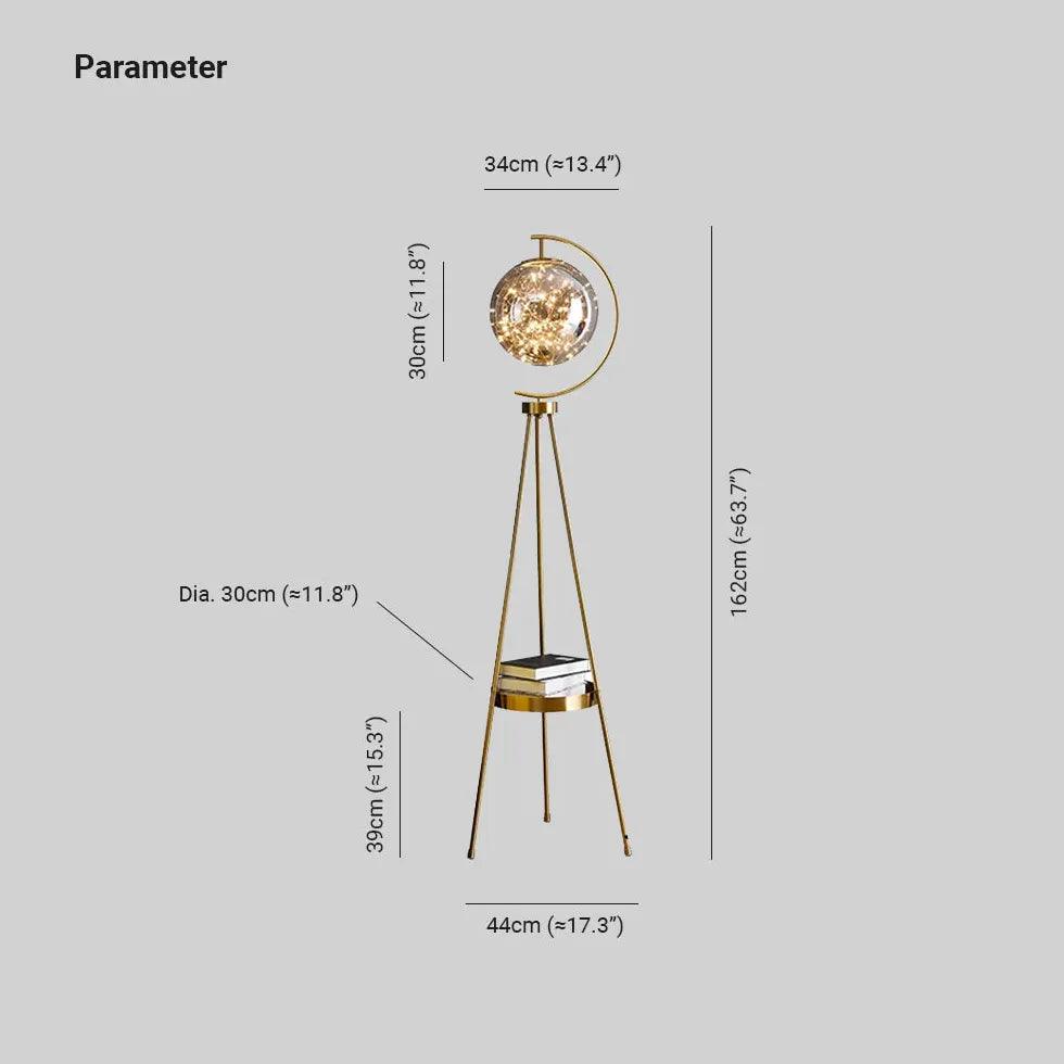 Golden Planet Warm White Tripod Floor Lamp - Clowas