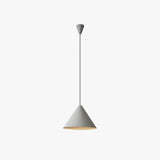 Gray Cone-Shaped Modern Single Pendant Light - Clowas