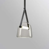 Gray Cup Glass Industrial Pendant Light - Clowas