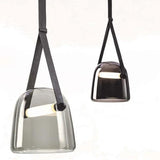 Gray Cup Glass Industrial Pendant Light - Clowas