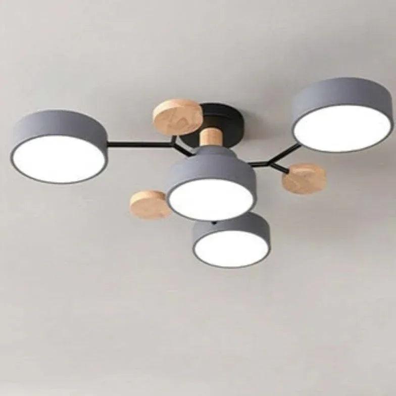 Green Bracket Modern Flush Ceiling Lights - Clowas