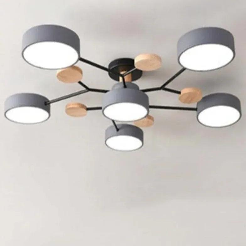 Green Bracket Modern Flush Ceiling Lights - Clowas