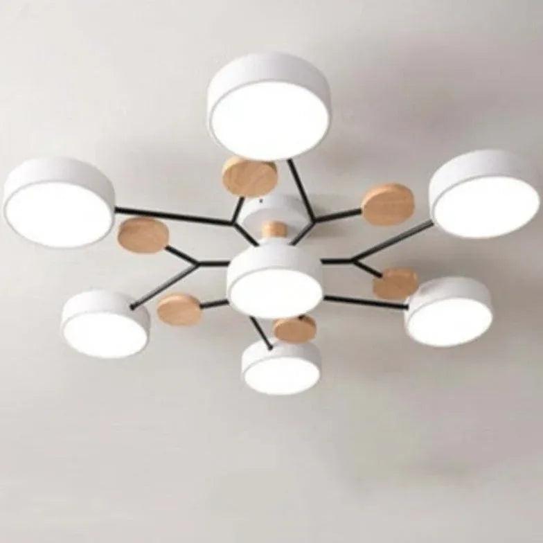 Green Bracket Modern Flush Ceiling Lights - Clowas