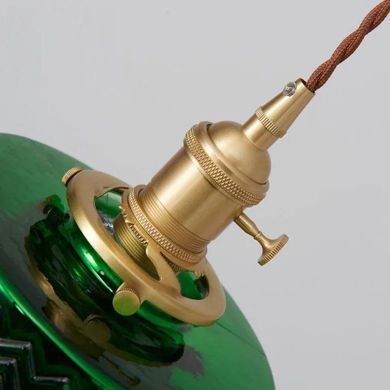 Green Dining Room vintage pendant light - Clowas