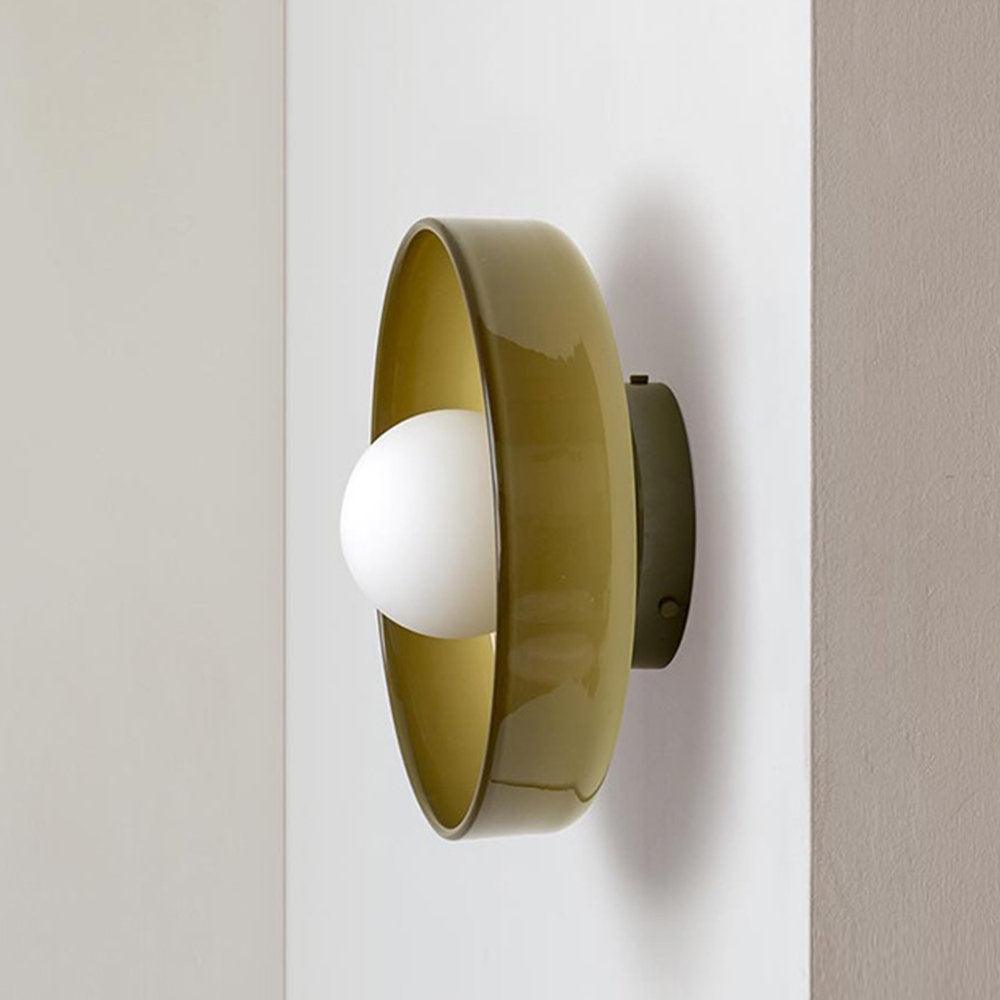 Vintage Glass Ceiling Light Fitting for Bedroom