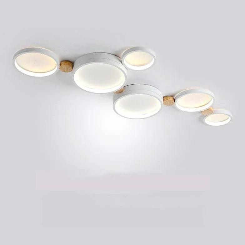 Green Plane LED Modern Flush Ceiling Lights - Clowas