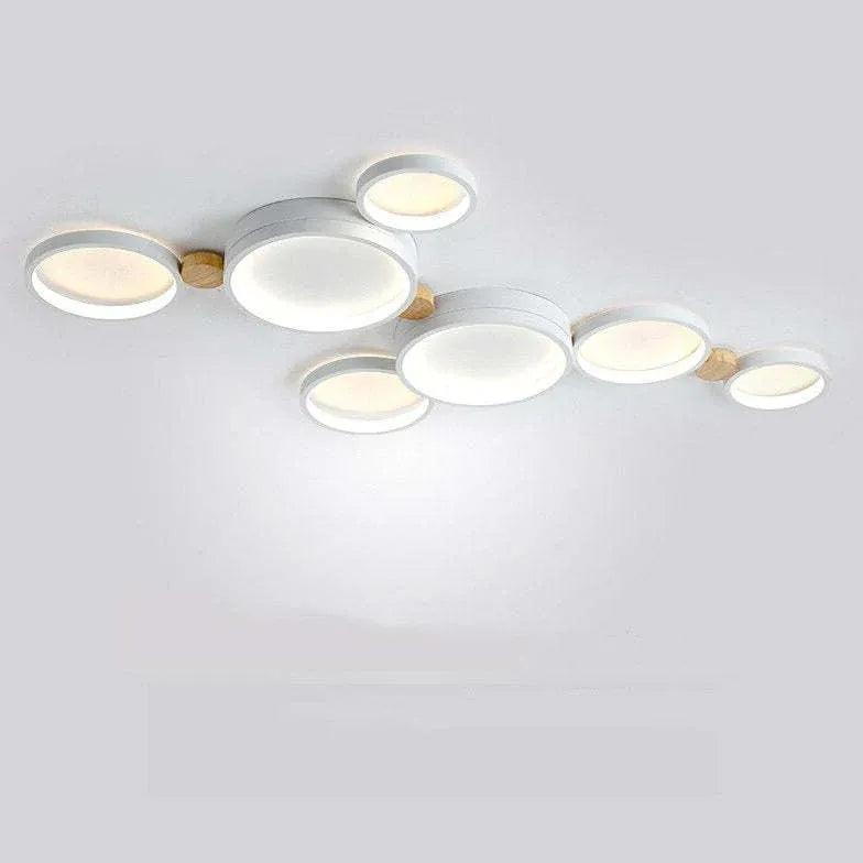 Green Plane LED Modern Flush Ceiling Lights - Clowas