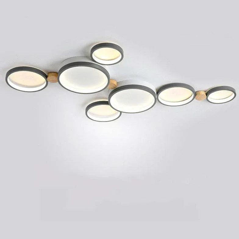 Green Plane LED Modern Flush Ceiling Lights - Clowas