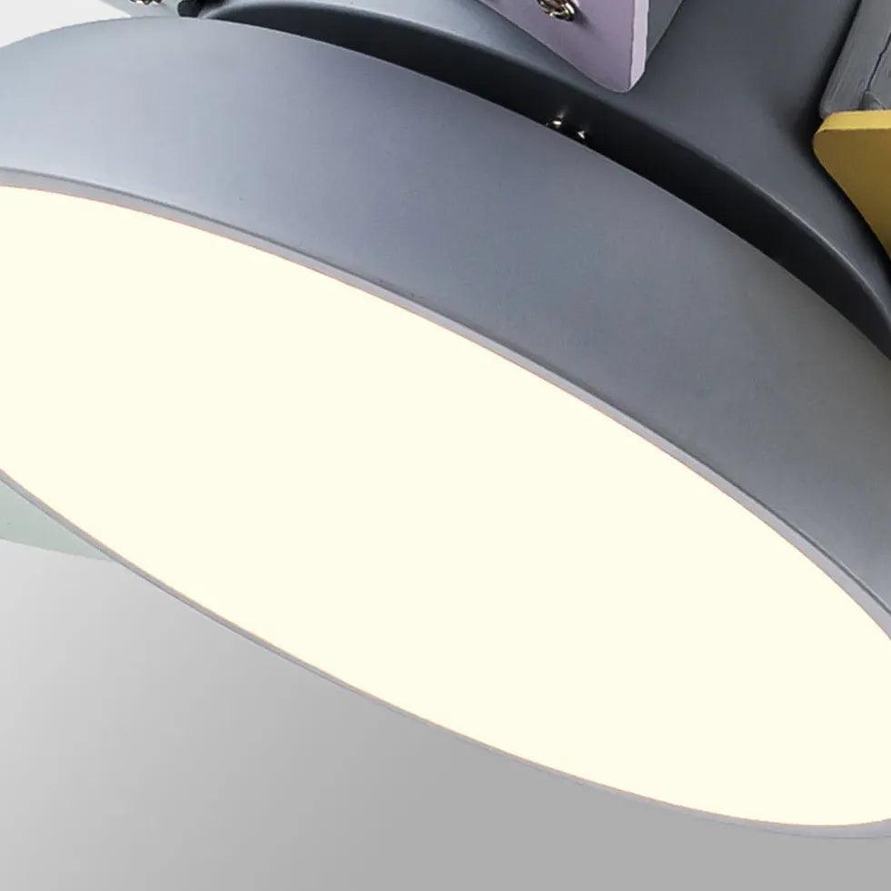 Grey Bedroom Ceiling Fan with Light - Clowas