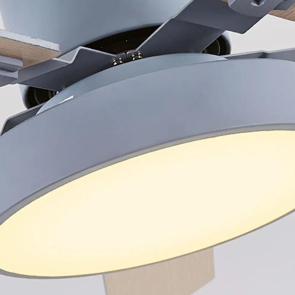Grey For Living Room Ceiling Fan With Light - Clowas
