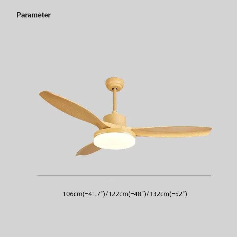 Grey LED Modern Ceiling Fan with Light - Clowas