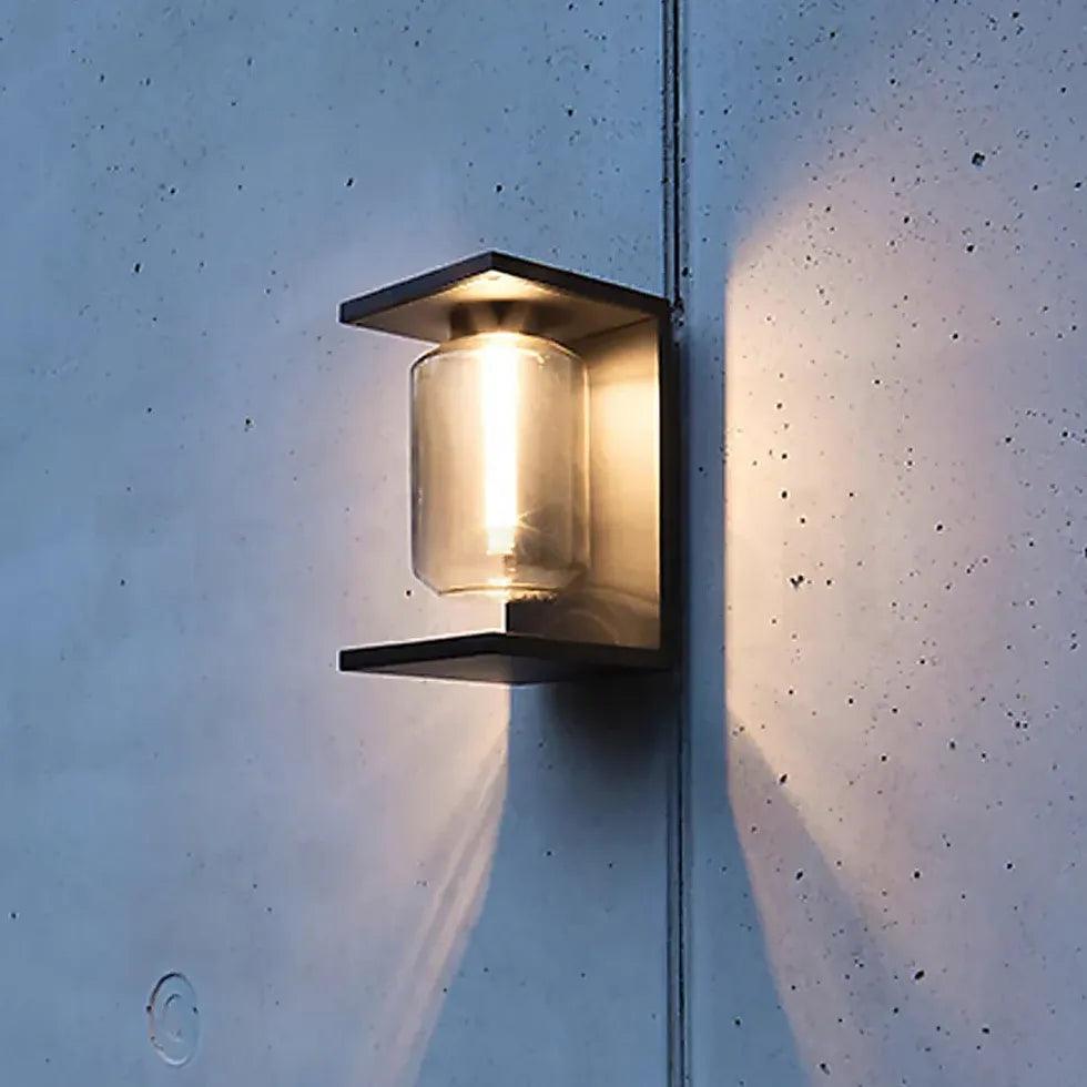 grey outdoor wall lighting solar led light - Clowas