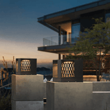 Grid Solar Outdoor Column Headlight - Clowas