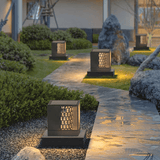 Grid Solar Outdoor Column Headlight - Clowas
